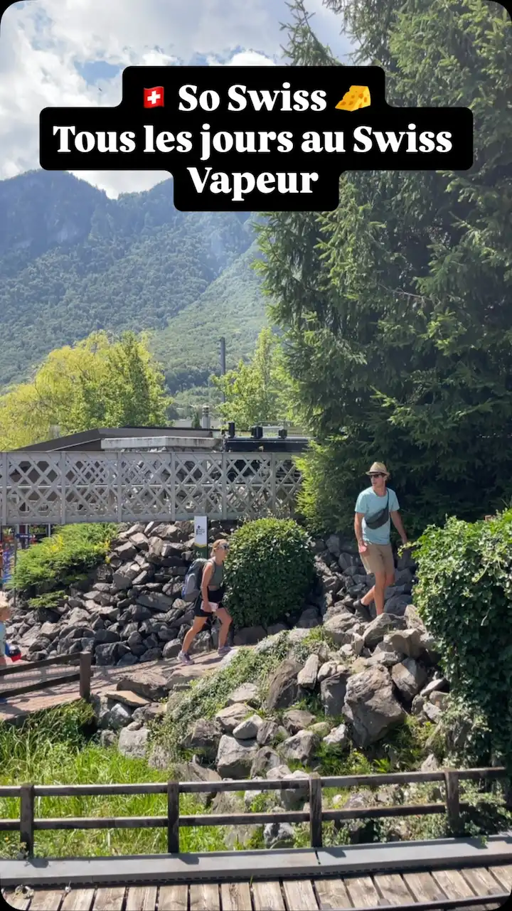 So Swiss Vapeur, tous les jours de 10h à 18h au Bouveret.
Déco Maison, jeu de piste et vapeur sans limite. #swissvapeurparc #valais #vacances